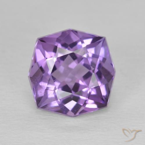 2.43ct Natural Violeta iris rosáceo Amatista, Elegante, VS-SI