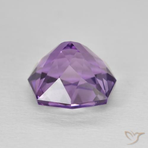 Amatista Violeta iris rosáceo natural de 2.43 ct, Elegante, VS-SI