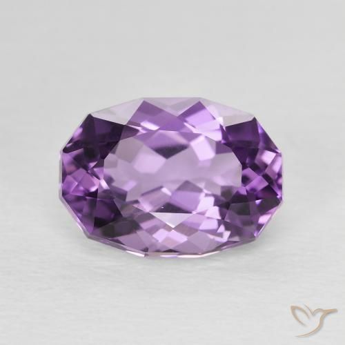 2.82ct Natural Violeta púrpura Amatista, Ovalada, VVS-VS