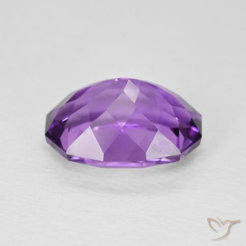 Amatista Rosado-violeta medio natural de 3.50 ct, Ovalada, VS