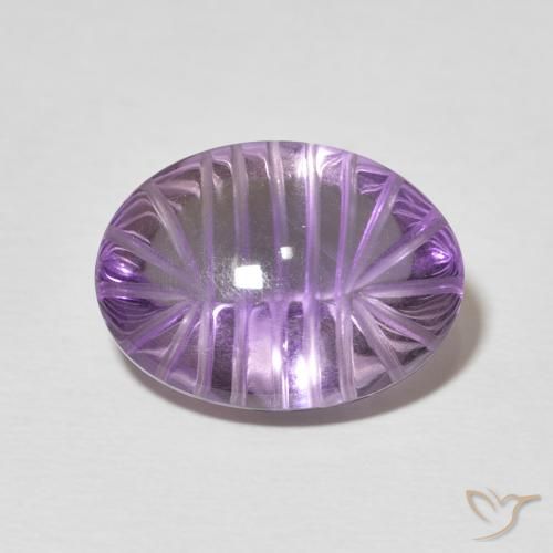 9.70ct Natural Violeta medio Amatista, Ovalada, Transparente