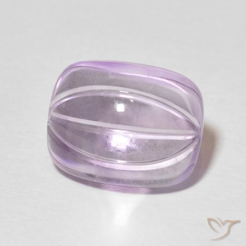 Amatista Violeta claro natural de 5.61 ct, Elegante, Transparente