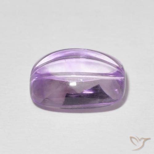 Amatista Violeta claro natural de 5.61 ct, Elegante, Transparente