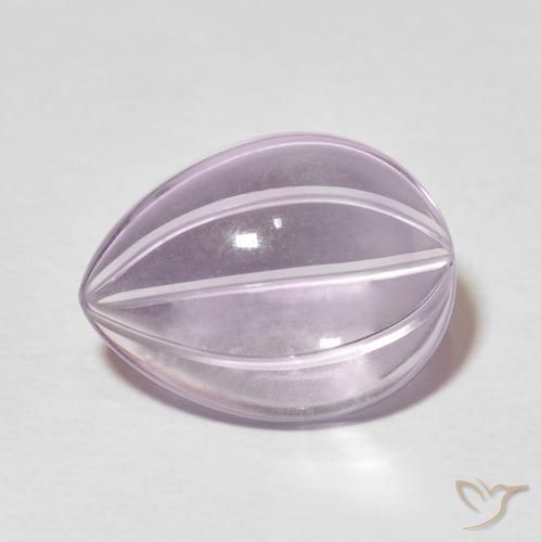 5.93ct Natural Violeta claro Amatista, En forma de pera, Transparente
