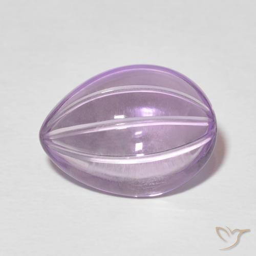 5.67ct Natural Violeta claro Amatista, En forma de pera, Transparente
