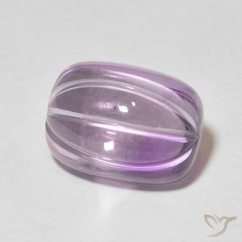 Amatista Violeta rosado medio natural de 5.28 ct, Elegante, Transparente