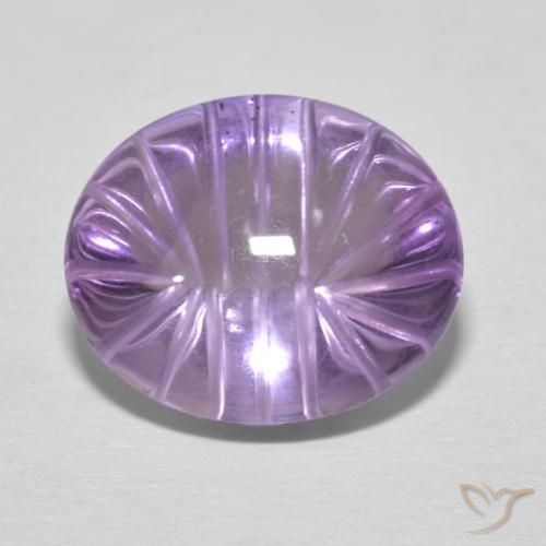 8.79ct Natural Violeta iris Amatista, Ovalada, Transparente