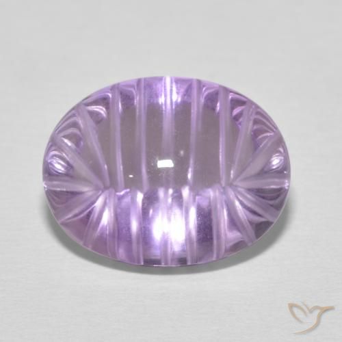 8.02ct Natural Violeta iris Amatista, Ovalada, Transparente