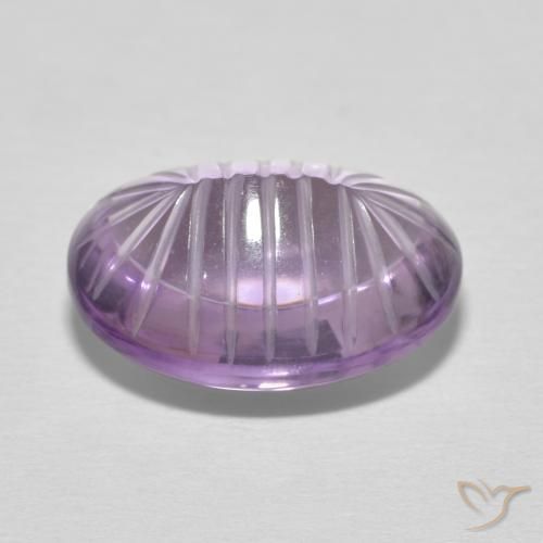 Amatista Violeta iris natural de 8.02 ct, Ovalada, Transparente