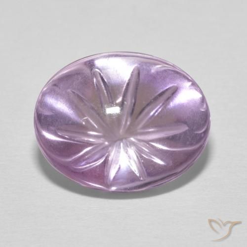 6.31ct Natural Orquídea Amatista, Ovalada, Transparente