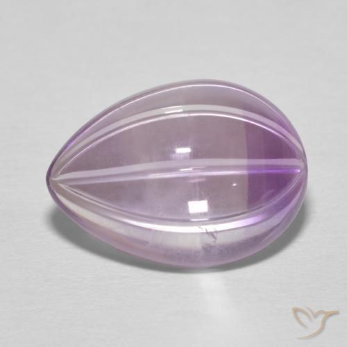 6.03ct Natural Violeta iris Amatista, En forma de pera, Transparente