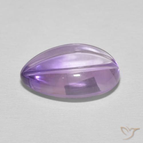 Amatista Violeta iris natural de 5.09 ct, En forma de pera, Transparente