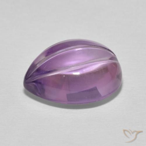 Amatista Violeta sangría natural de 6.08 ct, En forma de pera, Transparente