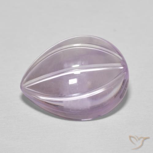 Amatista Magenta claro natural de 6.20 ct, En forma de pera, Transparente