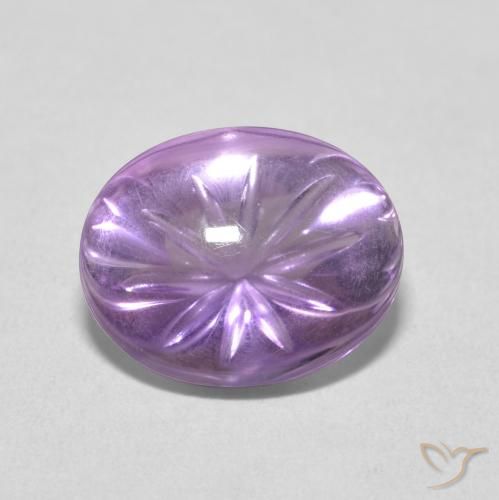 5.02ct Natural Violeta rosado Amatista, Ovalada, Transparente