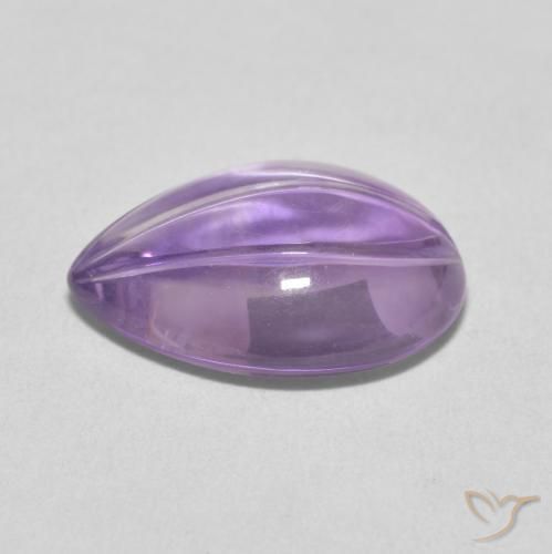 Amatista Violeta rosado natural de 6.20 ct, En forma de pera, Transparente