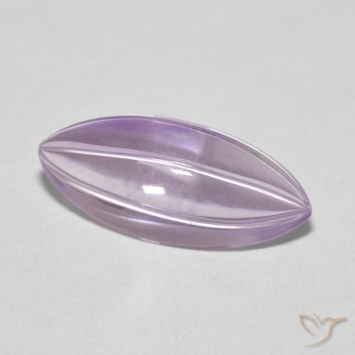 Amatista Violeta rosado medio natural de 6.01 ct, Marquesa, Transparente