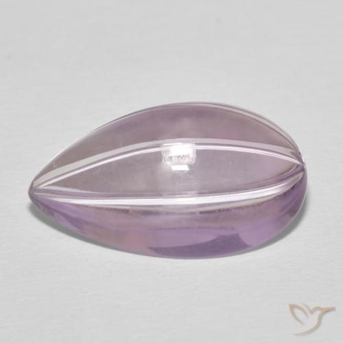 8.46ct Natural Violeta rosado Amatista, En forma de pera, Transparente