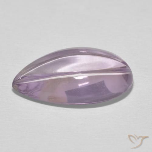 Amatista Violeta rosado natural de 8.46 ct, En forma de pera, Transparente