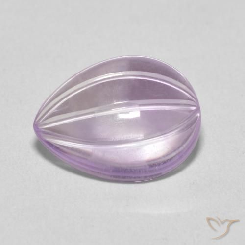 4.16ct Natural Violeta-rosado claro Amatista, En forma de pera, Transparente