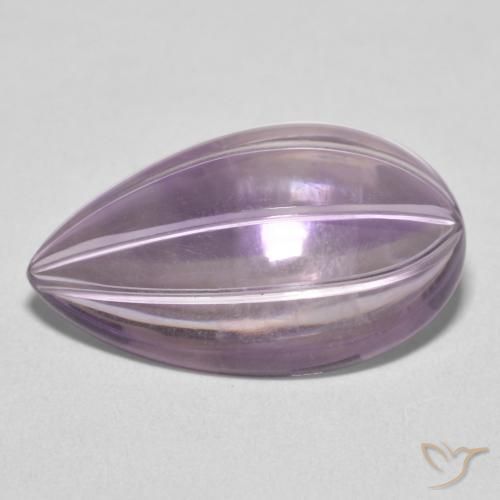 9.89ct Natural Violeta claro Amatista, En forma de pera, Transparente