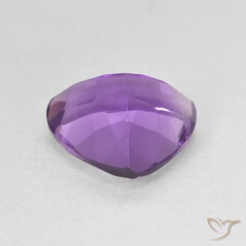 Amatista Violeta medio natural de 2.85 ct, Trillón, VVS-VS