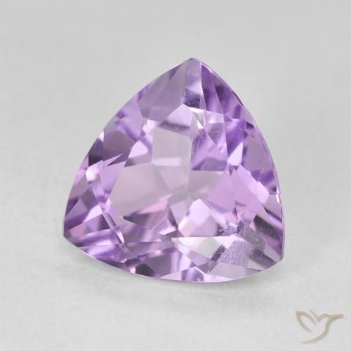 Amatista Violeta iris natural de 2.87 ct, Trillón, VVS-VS