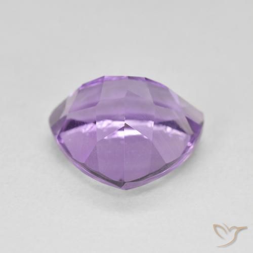 Amatista Violeta medio natural de 3.00 ct, Trillón, VS