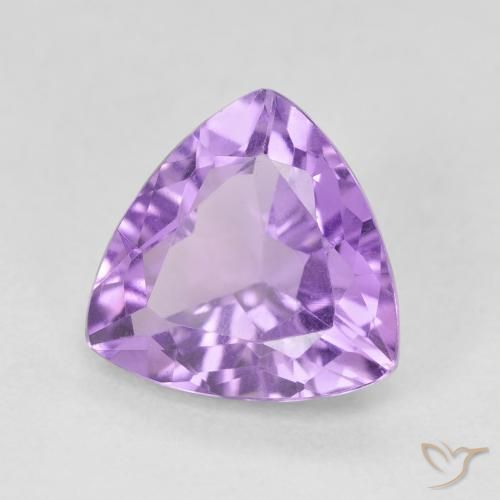 Amatista Violeta medio natural de 2.80 ct, Trillón, VS