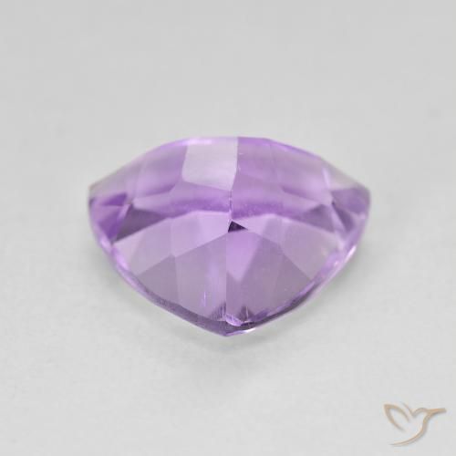 Amatista Violeta medio natural de 2.88 ct, Trillón, VS