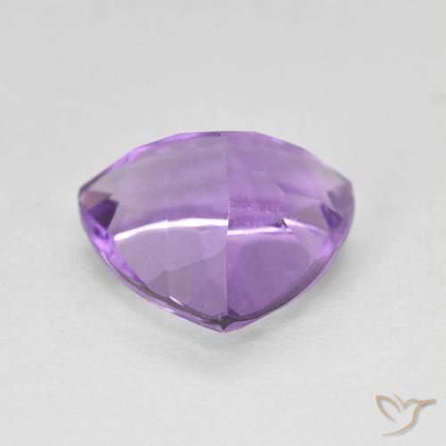 Amatista Violeta medio natural de 2.93 ct, Trillón, VS