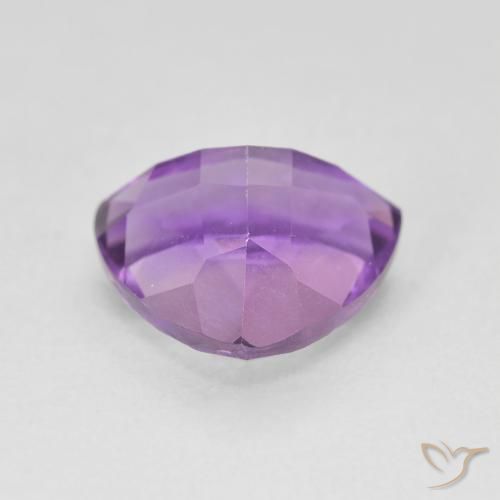 Amatista Violeta medio natural de 2.89 ct, Trillón, VS