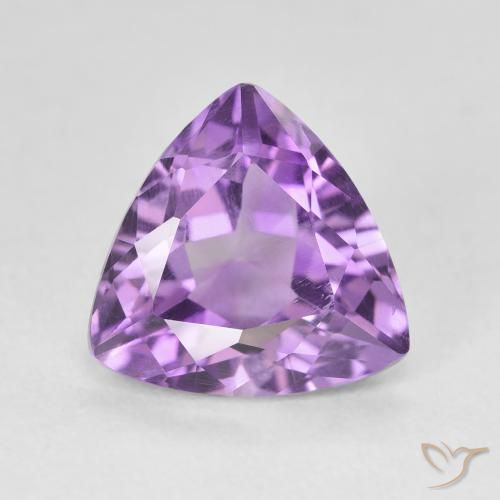 2.94ct Natural Violeta púrpura Amatista, Trillón, VS