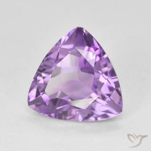 Amatista Violeta púrpura natural de 2.94 ct, Trillón, VS