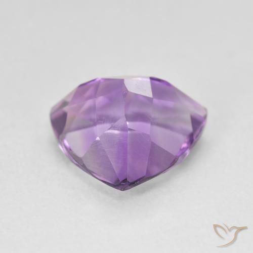 Amatista Violeta púrpura natural de 2.94 ct, Trillón, VS