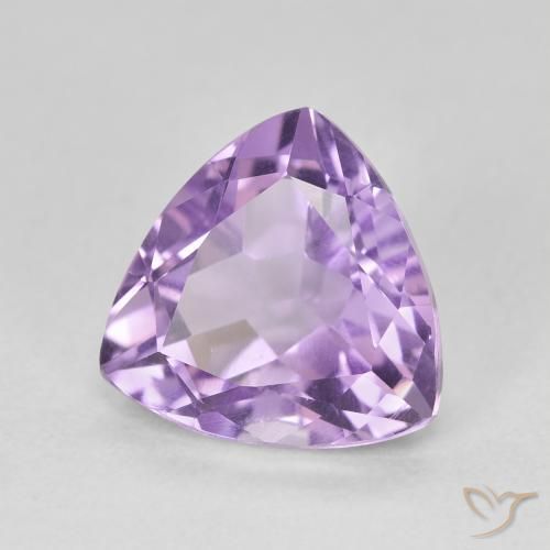 Amatista Violeta medio natural de 2.98 ct, Trillón, VS
