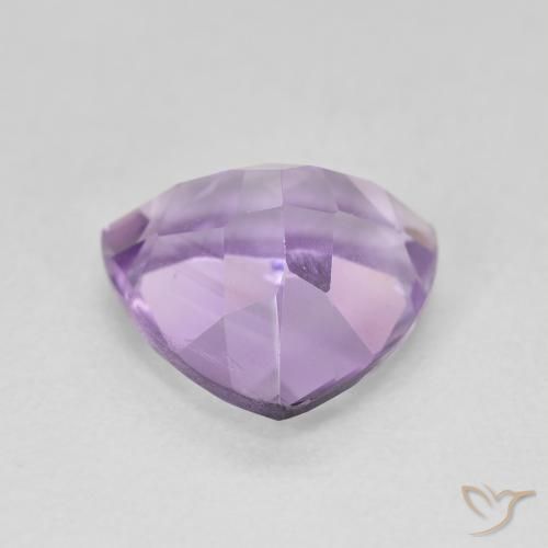 Amatista Violeta medio natural de 2.98 ct, Trillón, VS