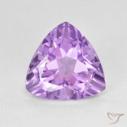 2.88ct Natural Violeta púrpura intenso Amatista, Trillón, VS