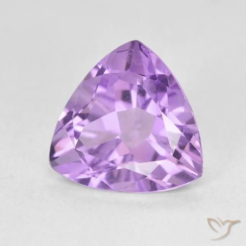 Amatista Violeta púrpura intenso natural de 2.88 ct, Trillón, VS