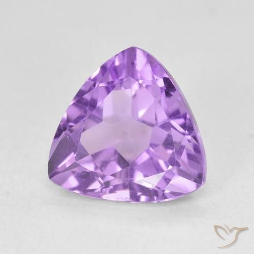 Amatista Violeta vívido natural de 3.02 ct, Trillón, VS