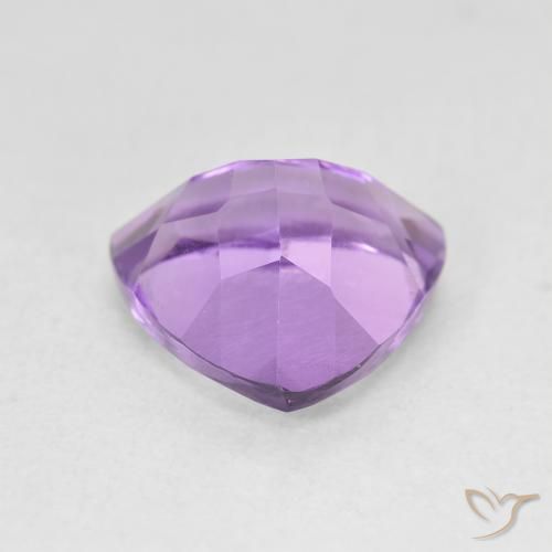Amatista Violeta vívido natural de 3.02 ct, Trillón, VS