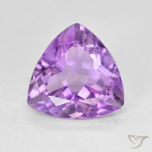 3.06ct Natural Violeta medio Amatista, Trillón, VS