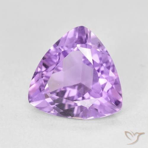 Amatista Violeta rosado natural de 2.89 ct, Trillón, VS