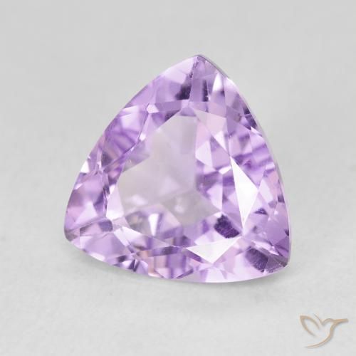 Amatista Violeta rosado natural de 3.03 ct, Trillón, VS