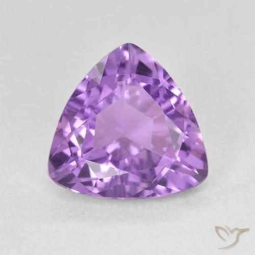 2.78ct Natural Violeta medio Amatista, Trillón, VVS