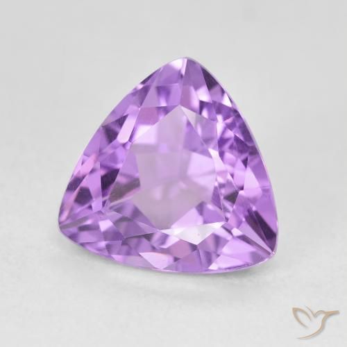 Amatista Violeta rosado natural de 3.06 ct, Trillón, VVS