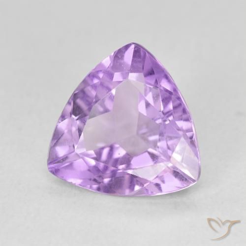 Amatista Violeta iris natural de 2.73 ct, Trillón, VVS