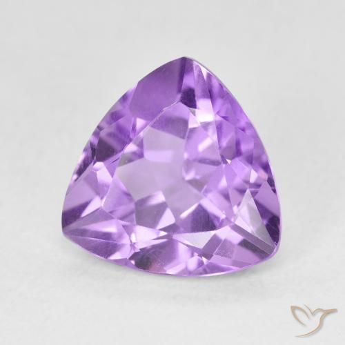 Amatista Violeta rosado natural de 2.87 ct, Trillón, VVS