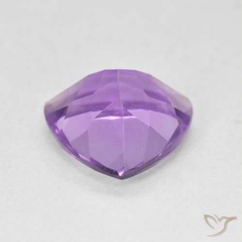 Amatista Violeta rosado natural de 2.87 ct, Trillón, VVS