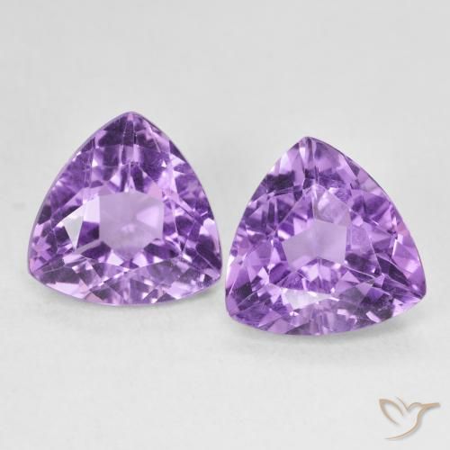 5.84ctw Natural Violeta medio Amatista, Trillón, VS